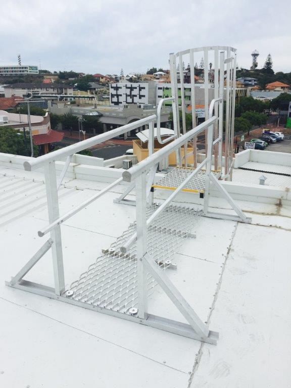 Roof ladder access