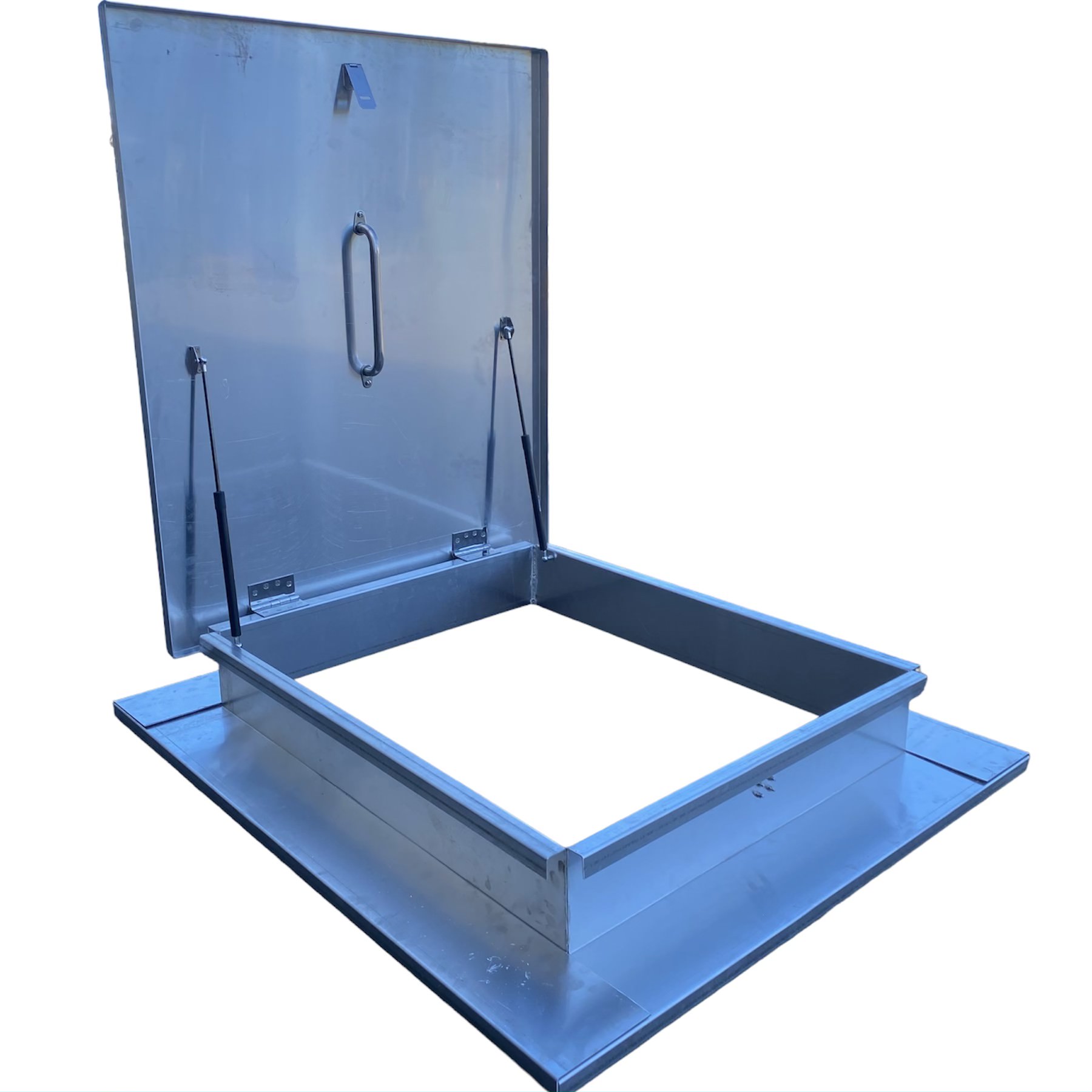 open aluminium roof hatch