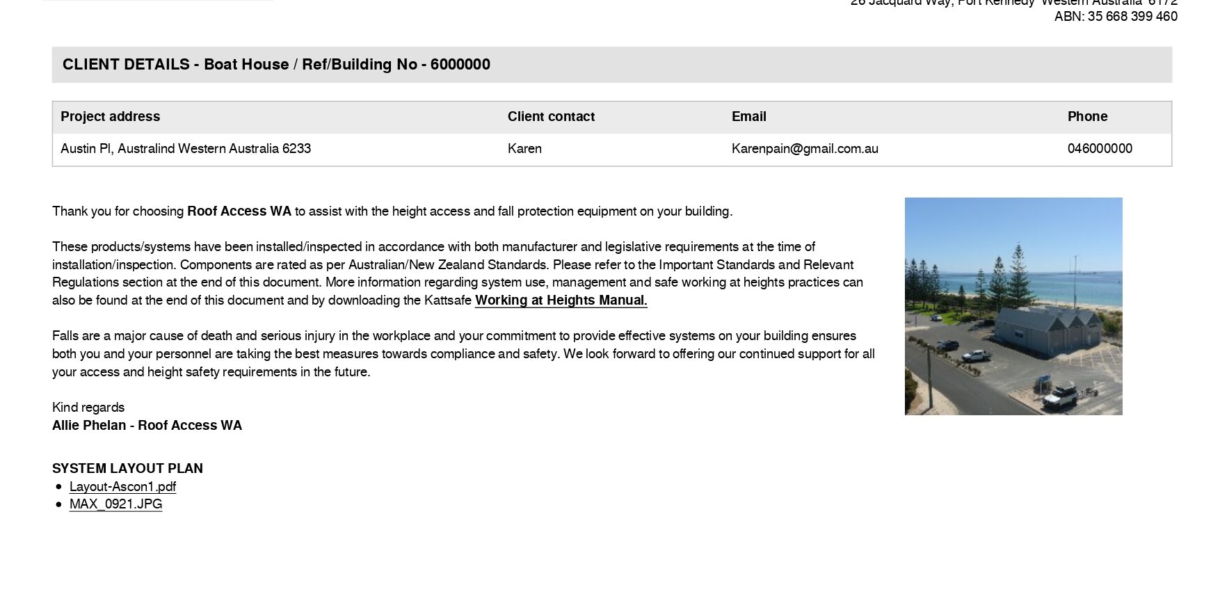 16_07_2026 - Roof Access WA Recertification Report for Boat House_page-0001